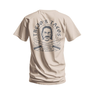 Beige T-Shirt with Machete Logo - The Pepper Pantry (Formerly Marie Sharp's)